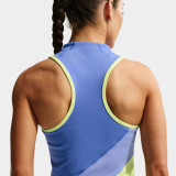 NikeCourt Slam Women's Tank Top - Sapphire/Light Thistle/Light Lemon Twist/White