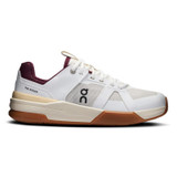On The Roger CH Pro Youth Tennis Shoes - White/ Maroon