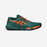 Asics Gel-Resolution X Men Padel Shoes - Jewel Green/Energy Orange
