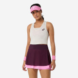 Asics Match Jacquard Women Crop Top - Soft Oat