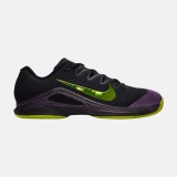 Nike Vapor 12 Men's Hard Court Tennis Shoes - Black/Purple Dynasty/Lemon Venom