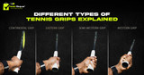 Different Types of Tennis Grips Explained: A Complete Guide