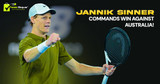 Jannik Sinner Commands Win against Australia!