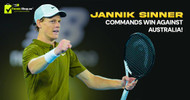 Jannik Sinner Commands Win against Australia!