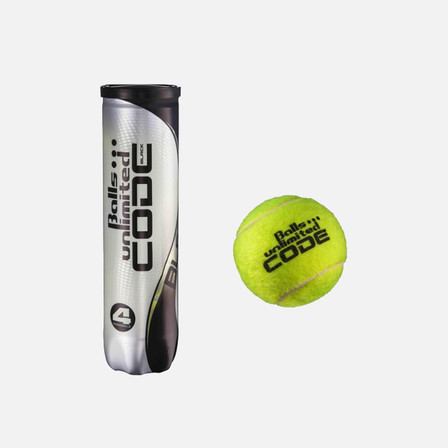 Balls Unlimited Code Black ITF Approved (German Tennis Balls Pack of 4)