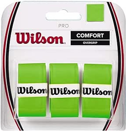WILSON Pro Overgrip Green (Pack of 3) WILSON Pro Overgrip Green (Pack of 3)