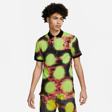The Nike Heritage Printed Slim-Fit Men's Tennis Polo The Nike Heritage Printed Slim-Fit Men's Tennis Polo