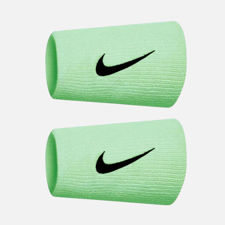 Nike Tennis Premier Doublewide Wristbands - Vapor Green/Black Nike Tennis Premier Doublewide Wristbands - Vapor Green/Black