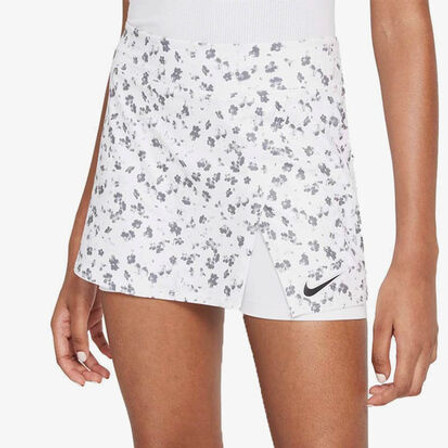 NikeCourt Dri-FIT Victory Women's Tennis Skirt (White & Black) NikeCourt Dri-FIT Victory Women's Tennis Skirt (White & Black)