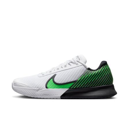 NikeCourt Air Zoom Vapor Pro 2 Men's Hard Court Tennis Shoes White/Poison Green/Black NikeCourt Air Zoom Vapor Pro 2 Men's Hard Court Tennis Shoes White/Poison Green/Black