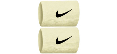 Nike Premier Doublewide Tennis Wristband -Alabaster/Black