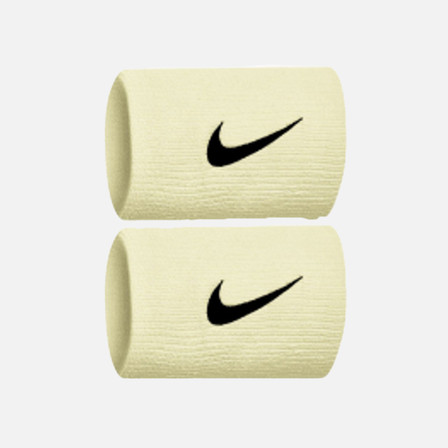 Nike Premier Doublewide Tennis Wristband -Alabaster/Black Nike Premier Doublewide Tennis Wristband -Alabaster/Black