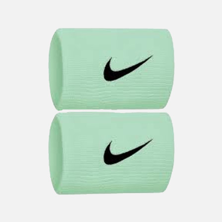Nike Premier Doublewide Tennis Wristband- Barely Green/Black Nike Premier Doublewide Tennis Wristband- Barely Green/Black