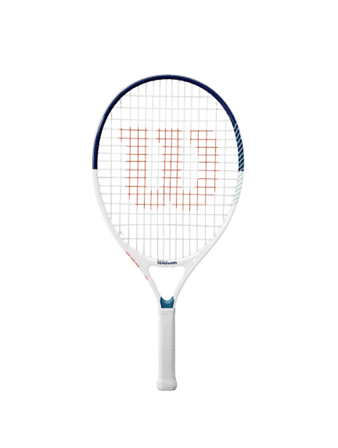 Wilson Roland-Garros Junior Elite 21 racquet - White/Navy Wilson Roland-Garros Junior Elite 21 racquet - White/Navy