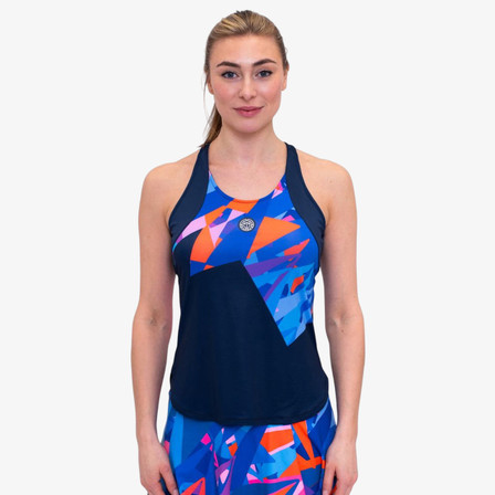 Bidi Badu Spike Women's Tennis Tank - Dark Blue/Blue Bidi Badu Spike Women's Tennis Tank - Dark Blue/Blue
