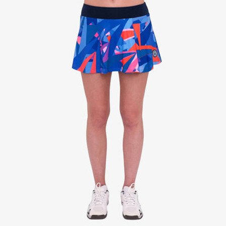 Bidi Badu Spike Women's Wavy Skort - Dark Blue/Blue Bidi Badu Spike Women's Wavy Skort - Dark Blue/Blue