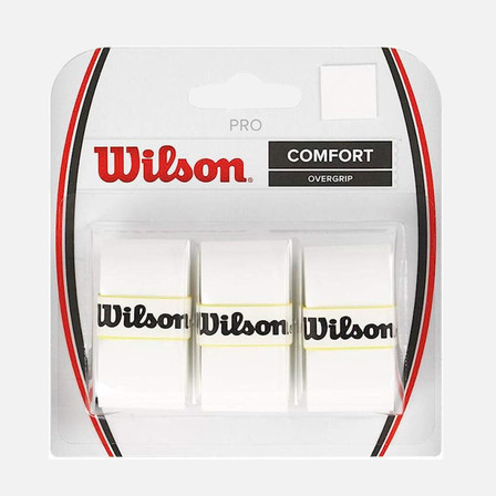Wilson Pro Comfort Tennis Racket Overgrip - White Wilson Pro Comfort Tennis Racket Overgrip - White