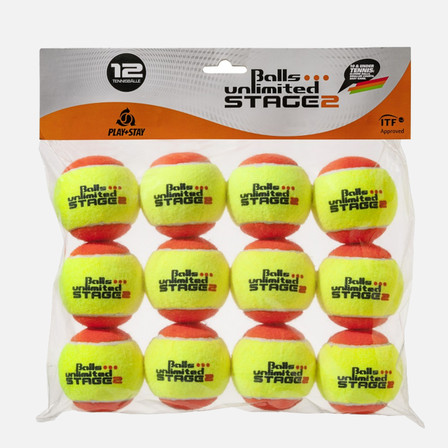 Balls Unlimited German Tennis Balls Stage 2 - Pack of 12 Balls Unlimited German Tennis Balls Stage 2 - Pack of 12