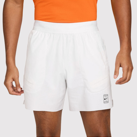 NikeCourt Slam Men's Dri-FIT 6inch Tennis Shorts - White/Black