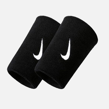 NIKE Doublewide Wristband - Black/White