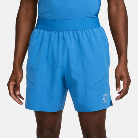 NikeCourt Dri-Fit Advantage 6" Men's Tennis Shorts - Star Blue/White