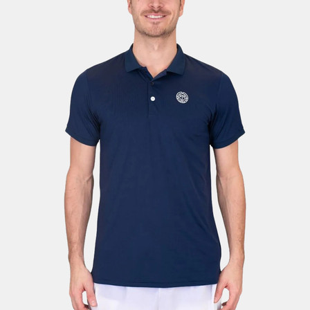 Bidi Badu Men's Crew Tennis Polo - Dark Blue Bidi Badu Men's Crew Tennis Polo - Dark Blue
