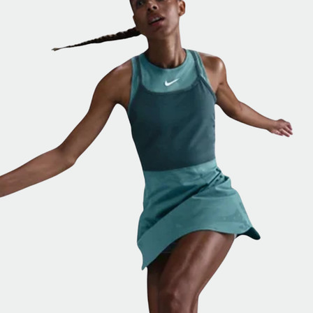 NikeCourt Women's Slam Tennis Dress - Mineral Teal/Glacier Blue