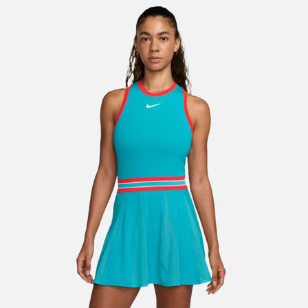 NikeCourt Women's Slam Tennis Dress - Dark Team Red/ Sequoia/White NikeCourt Women's Slam Tennis Dress - Dark Team Red/ Sequoia/White