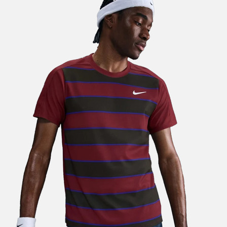 NikeCourt Slam Men's Dri-FIT Tennis Top - Dark Team Red/White NikeCourt Slam Men's Dri-FIT Tennis Top - Dark Team Red/White