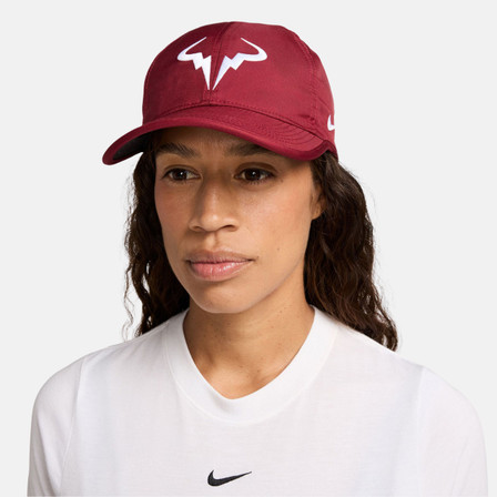 Nike Dri Fit Rafa Club Cap - Teamred/White