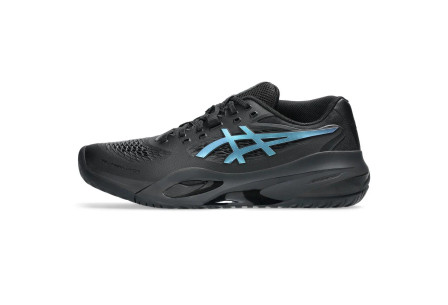 Asics Gel-Resolution X Night Energy Men's Tennis Shoes - Black/Prism Blue Asics Gel-Resolution X Night Energy Men's Tennis Shoes - Black/Prism Blue