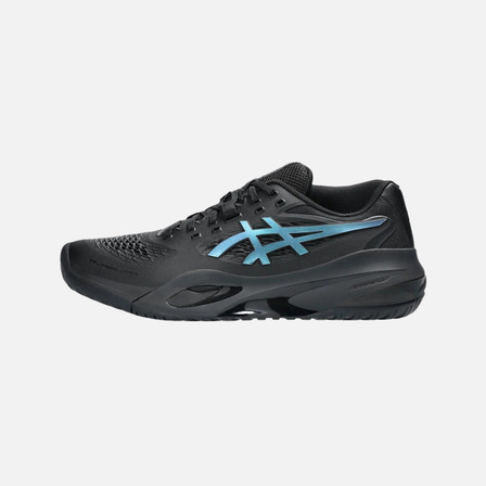 Asics Gel-Resolution X Night Energy Men's Tennis Shoes - Black/Prism Blue Asics Gel-Resolution X Night Energy Men's Tennis Shoes - Black/Prism Blue