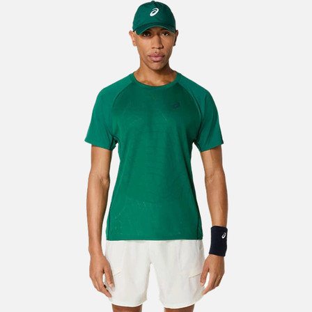 Asics Match Actibreeze SS Men's Tennis Top - Jasper Green Asics Match Actibreeze SS Men's Tennis Top - Jasper Green