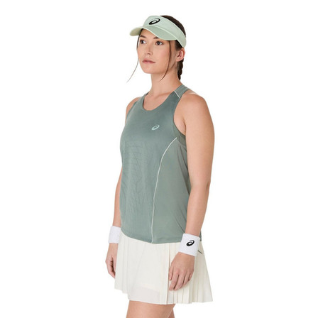 Asics Match Actibreeze Women's Tennis Tank - Monument Blue Asics Match Actibreeze Women's Tennis Tank - Monument Blue