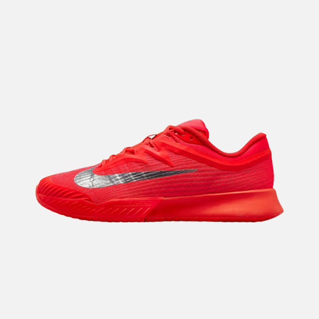Nike Vapor Pro 3 Premium Women's Hard Court Tennis Shoes - Bright Crimson/Metallic Silver Nike Vapor Pro 3 Premium Women's Hard Court Tennis Shoes - Bright Crimson/Metallic Silver