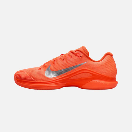 Nike Vapor 12 Premium Men's Hard Court Tennis Shoes - Hyper Crimson/Metallic Silver