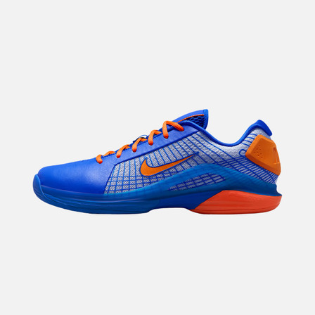 Nike Vapor 12 Hypersmash Men's Hard Court Tennis Shoes - Racer Blue/Pure Platinum/Safety Orange