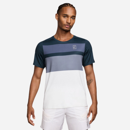 NikeCourt Advantage Men's Tennis Top - Armory Navy/White