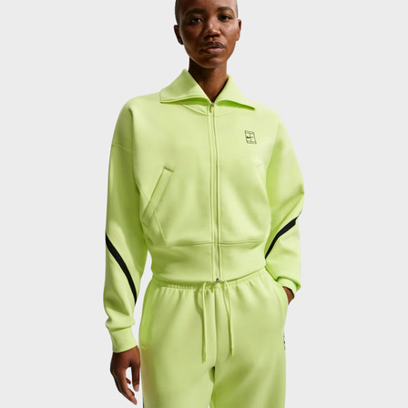 Nike Advantage Women's Dri-FIT Full-Zip Tennis Jacket - Light Lemon Twist/Light Lemon