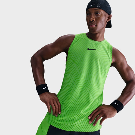 NikeCourt Slam Men's Dri-FIT ADV Tank Top - Mean Green/Black