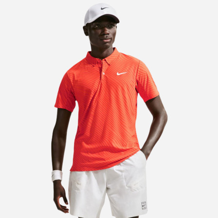 NikeCourt Men's Slam Dri-FIT ADV Polo - Turf Orange/Turf Orange/White