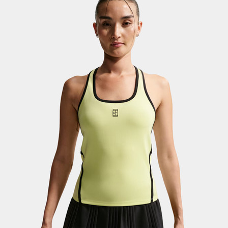Nike Advantage Women's Tank Top -  Light Lemon Twist/Black
