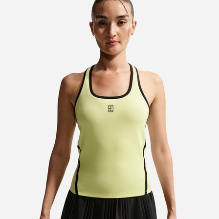 Nike Advantage Women's Tank Top -  Light Lemon Twist/Black