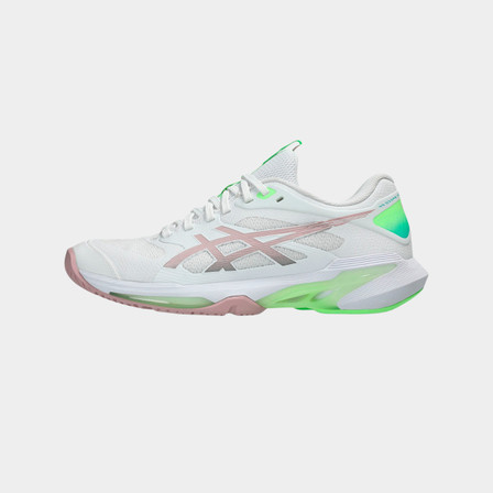 Asics Solution Speed FF 4 Women Tennis Shoes - White/ Morganite