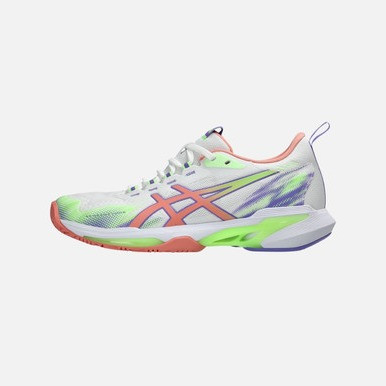 Asics Sonicsmash FF Women Padel Shoes - White/ Guava