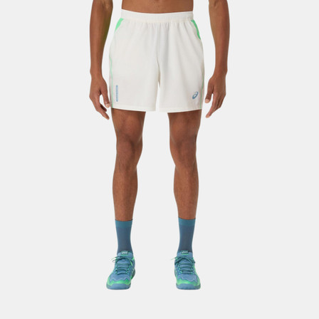 Asics Padel Court 7In Men Short - Cream/ Vital Green
