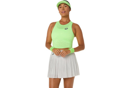Asics Match Jacquard Crop Women Tank Top - Illuminate Green