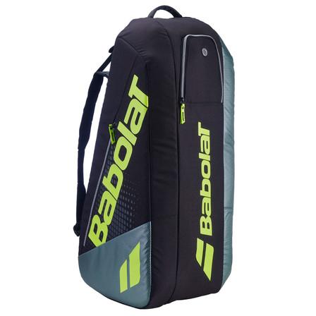 Babolat Pure Aero x 6 Bag - Metallic Grey/Black/Fluo Yellow