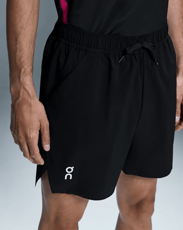 ON Court Men's 5-Inch Tennis Shorts - Black