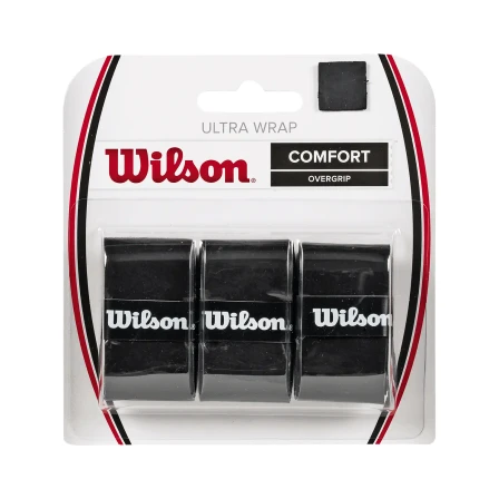 Wilson Ultra Wrap Tennis Overgrip 3 Pack - Black